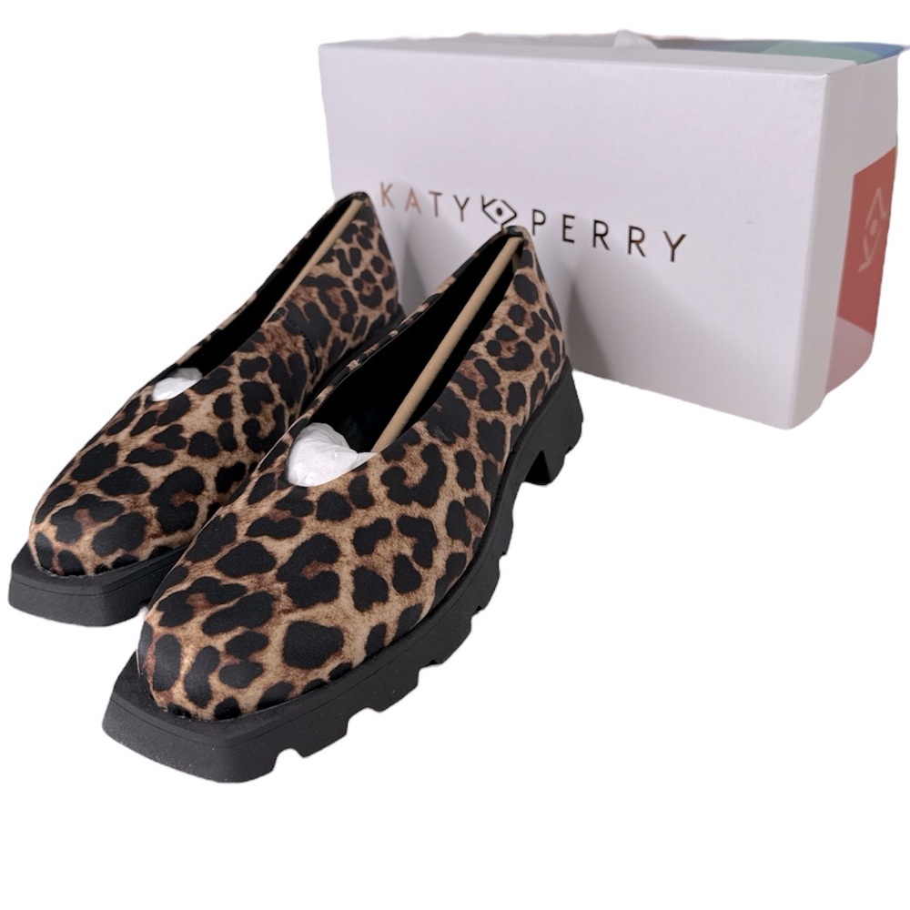 Katy Perry the daarling slip on coffee multi loafers size 5M cheetah